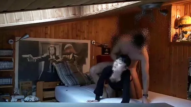 Pelirroja milf follada analmente por un tío con su enorme mamas culonas cojiendo polla